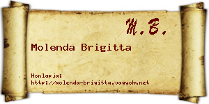 Molenda Brigitta névjegykártya